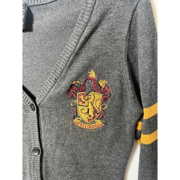 Harry Potter Womens S Gryffindor House Button Front Cardigan Knit Sweater.   Mm - Picture 3 of 5